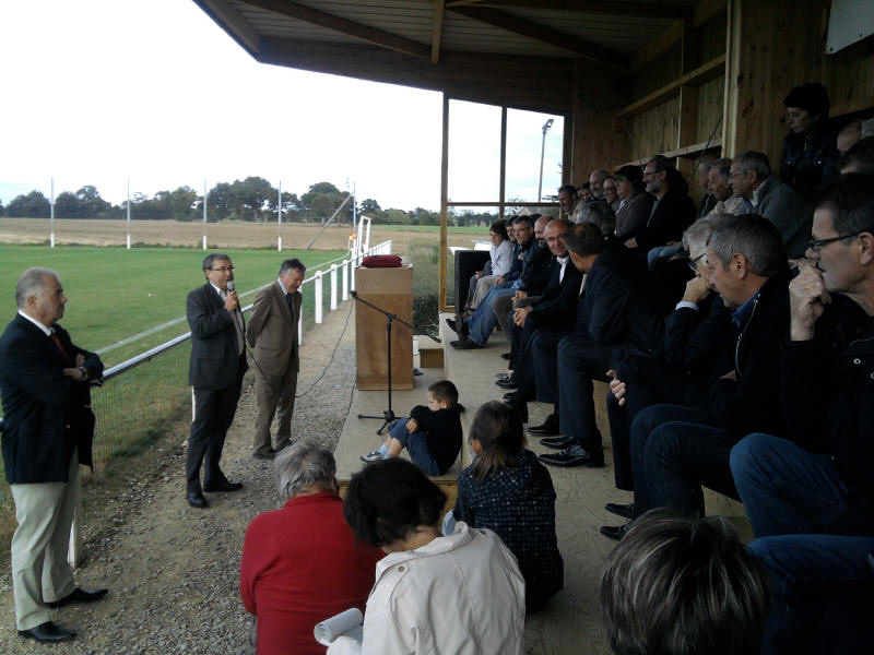 Inauguration des tribunes