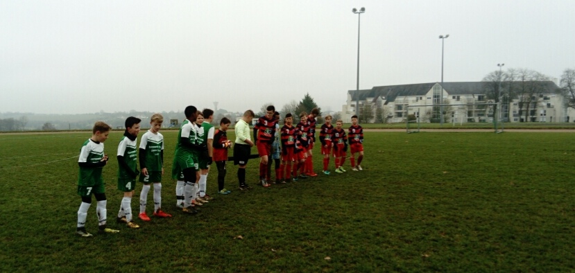 Nos U13 Ligue dans le froid