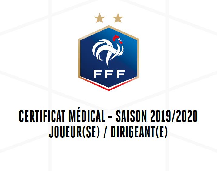Renouvellement CERTIFICAT MEDICAL