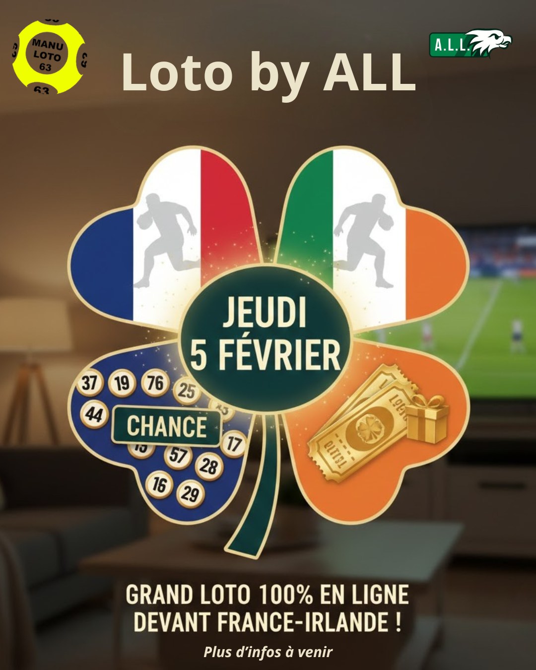 🍀 VOTRE SOIRÉE PORTE-BONHEUR : LE JEUDI 5 FÉVRIER ! 🍀
